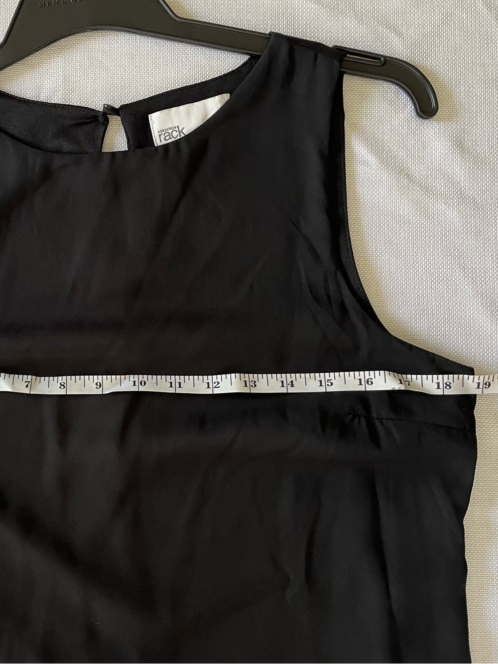 Nordstrom Rack Sleeveless Shift Dress Womens Medium Black Casual Chic New - Picture 9 of 11